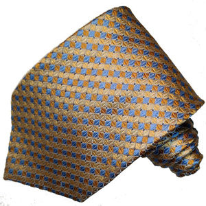 Patani yellow silk tie